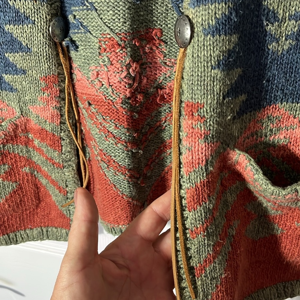 Lauren Ralph Lauren Aztec Cardigan - Picture 9 of 16